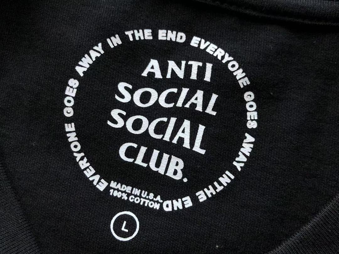 On Running ~ 85 ANTI SOCIAL CLUB T-SHIRT 55041248 (Im 185CM 70KG Iwear Size L In The Photo) - Image 19
