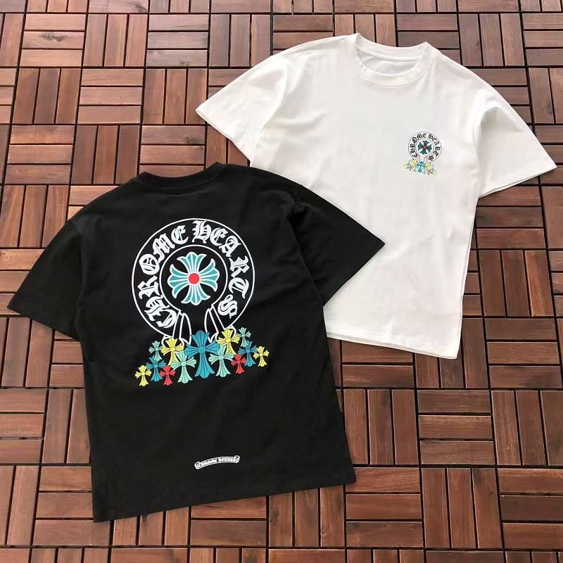 Other ~89 CH🔥OM🔥 HE🔥RTS T-SHIRT 77061529 (Im 185CM 70KG Iwear Size M In The Photo)