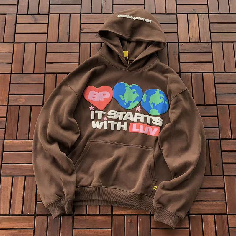 ~159 BROKEN PLANET HOODIE FLEECE 11110311 (Im 180CM 68KG Iwear Size M In The Photo), photo 1