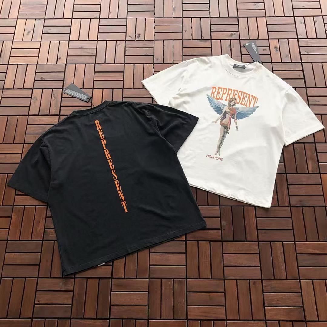 Black~99 White~89 Represent T-SHIRT 77030210 (Im 176CM 58KG Iwear Size M In The Photo), photo 1