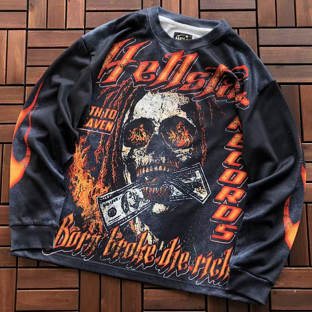 ~99 HELLSTAR LONG-SLEEVE 33110906 (Im 176CM 58KG Iwear Size M In The Photo), photo 1