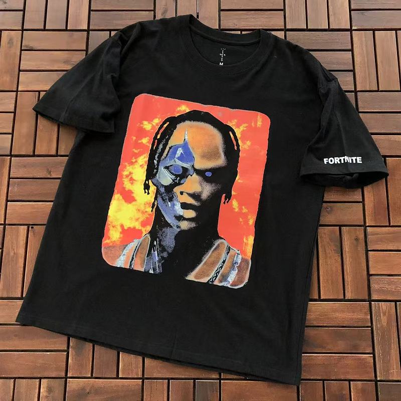 ~79 TRAVIS SCOTT T-SHIRT 77052217 (Im 185CM 70KG Iwear Size M In The Photo), photo 1