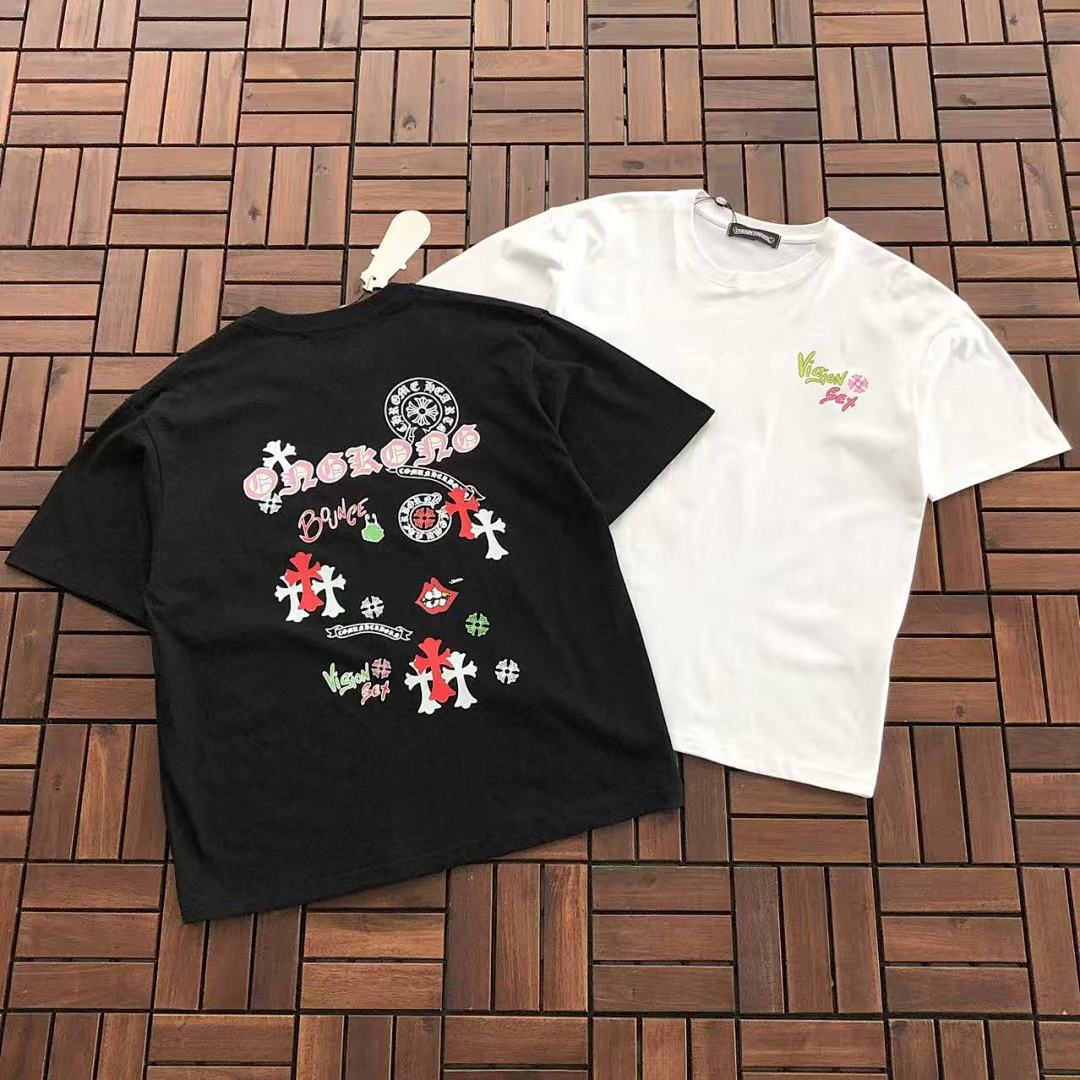 Chanel ~85 CH🔥OM🔥 HE🔥RTS T-SHIRT 77040843 (Im 176CM 58KG Iwear Size M In The Photo), photo 1