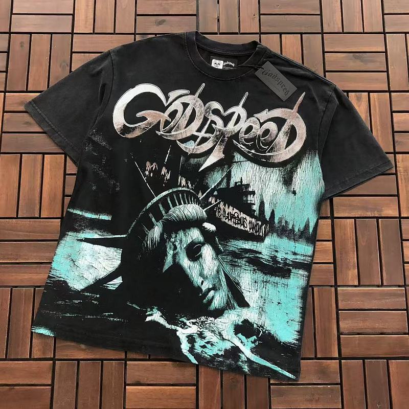 ~89 GODSPEED T-SHIRT 77061228 (Im 185CM 80KG Iwear Size M In The Photo), photo 1