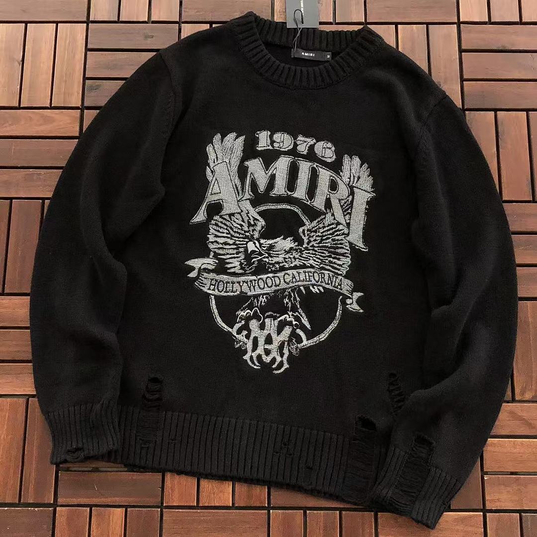 AMIRI ~165 AMIRI SWEATER 77050522 (Im 185CM 70KG Iwear Size M In The Photo), photo 1