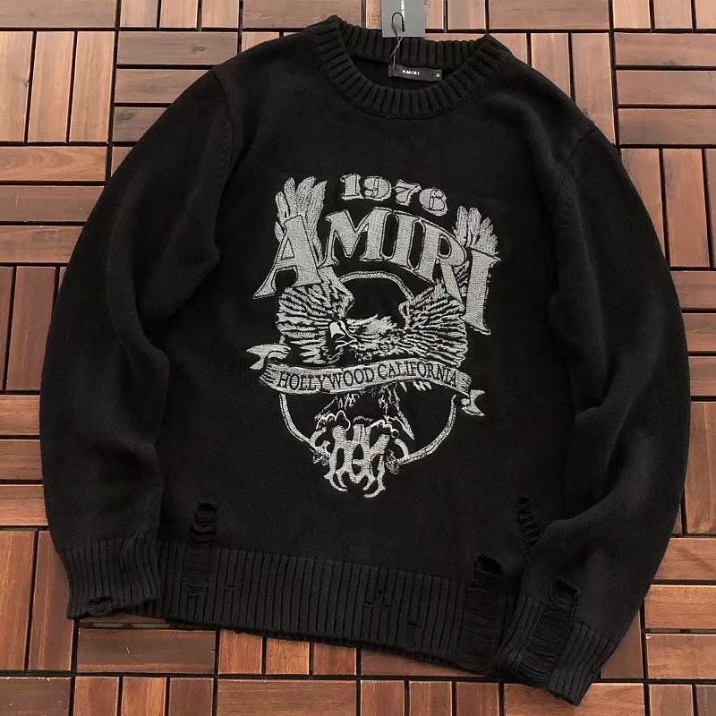 AMIRI ~165 AMIRI SWEATER 77050522 (Im 185CM 70KG Iwear Size M In The Photo)
