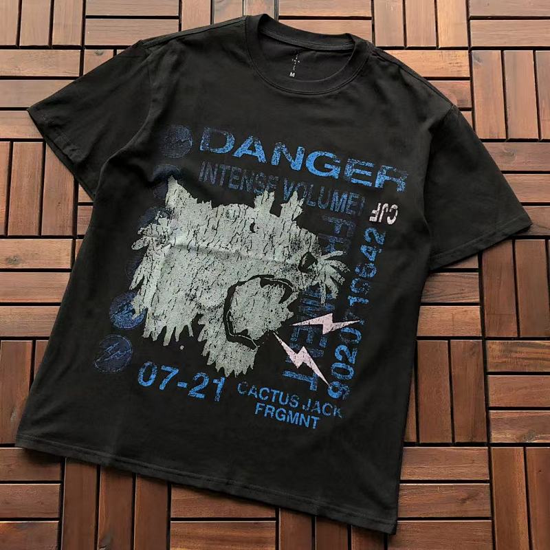 Other ~79 TRAVIS SCOTT T-SHIRT 33111470 (Im 185CM 80KG Iwear Size M In The Photo), photo 1