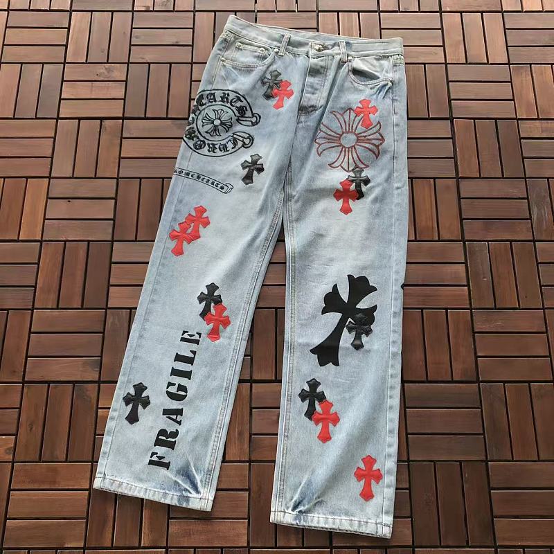 Chanel ~215 CH🔥OM🔥 HE🔥RTS JEANS 77060910 (Im 185CM 70KG Iwear Size 30 In The Photo), photo 1