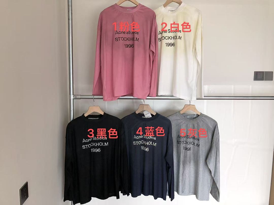 Other ~125 ACNE STUDIOS LONG-SLEEVE 22090730 (Im 180CM 68KG Iwear Size M In The Photo) - Image 2