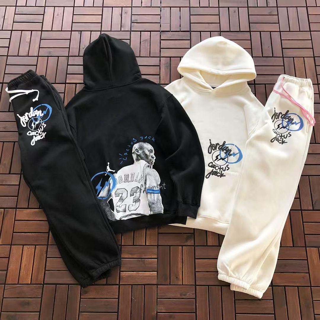 Other TOP~129 PANTS~125 TRAVIS SCOTT&AIR J🔥RD🔥N HOODIE TROUSERS, photo 1