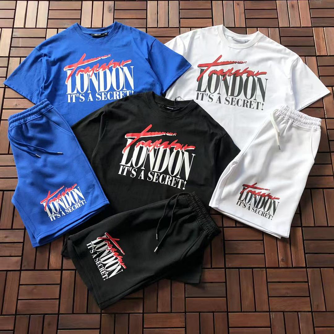 TOP~ 85 PANTS ~ 95 TRAPSTAR T-SHIRT SHORTS 33110507 (Im 185CM 70KG Iwear Size S In The Photo), photo 1