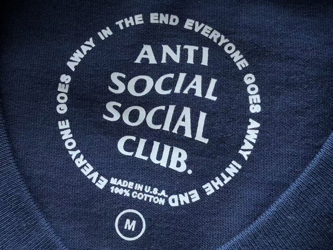 On Running ~ 85 ANTI SOCIAL CLUB T-SHIRT 55060260 (Im 185CM 70KG Iwear Size M In The Photo) - Image 19