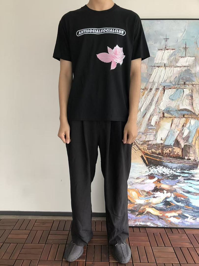 On Running ~85 ANTI SOCIAL CLUB T-SHIRT 55041549 (Im 185CM 70KG Iwear Size M In The Photo) - Image 3