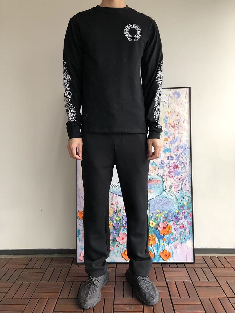 Other ~95 CH🔥OM🔥 HE🔥RTS LONG-SLEEVE 33111923 (Im 180CM 68KG Iwear Size S In The Photo) - Image 3