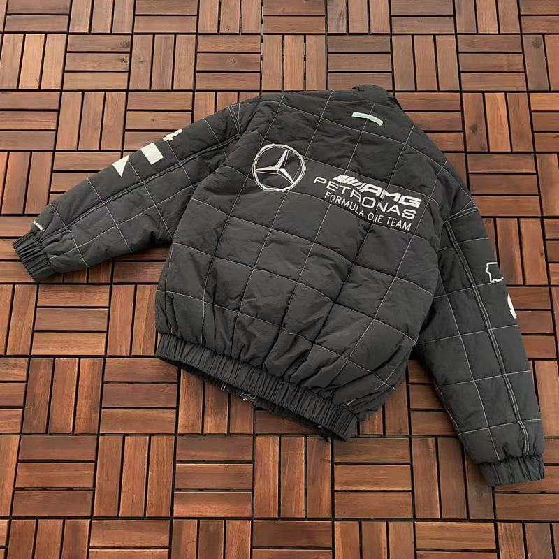 Other 419 🔥DI🔥AS & MERCEDES AMG F1 BAD BUNNY COTTON JACKET 88010918 Im 176CM 58KG Iwear Size S In Th, photo 1