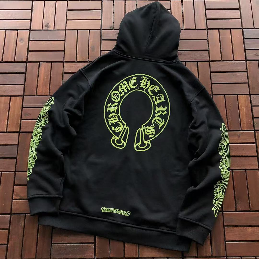 ~405 CH🔥OM🔥 HE🔥RTS HOODIE FLEECE 66082719 (Im 185CM 70KG Iwear Size XL In The Photo), photo 1