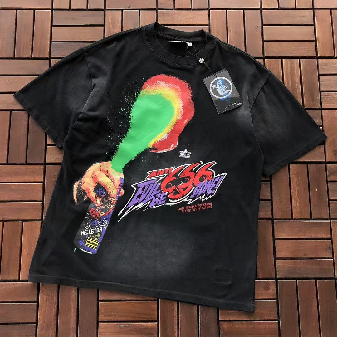 ~ 109 HELLSTAR T-SHIRT 55070423 (Im 185CM 70KG Iwear Size S In The Photo), photo 1