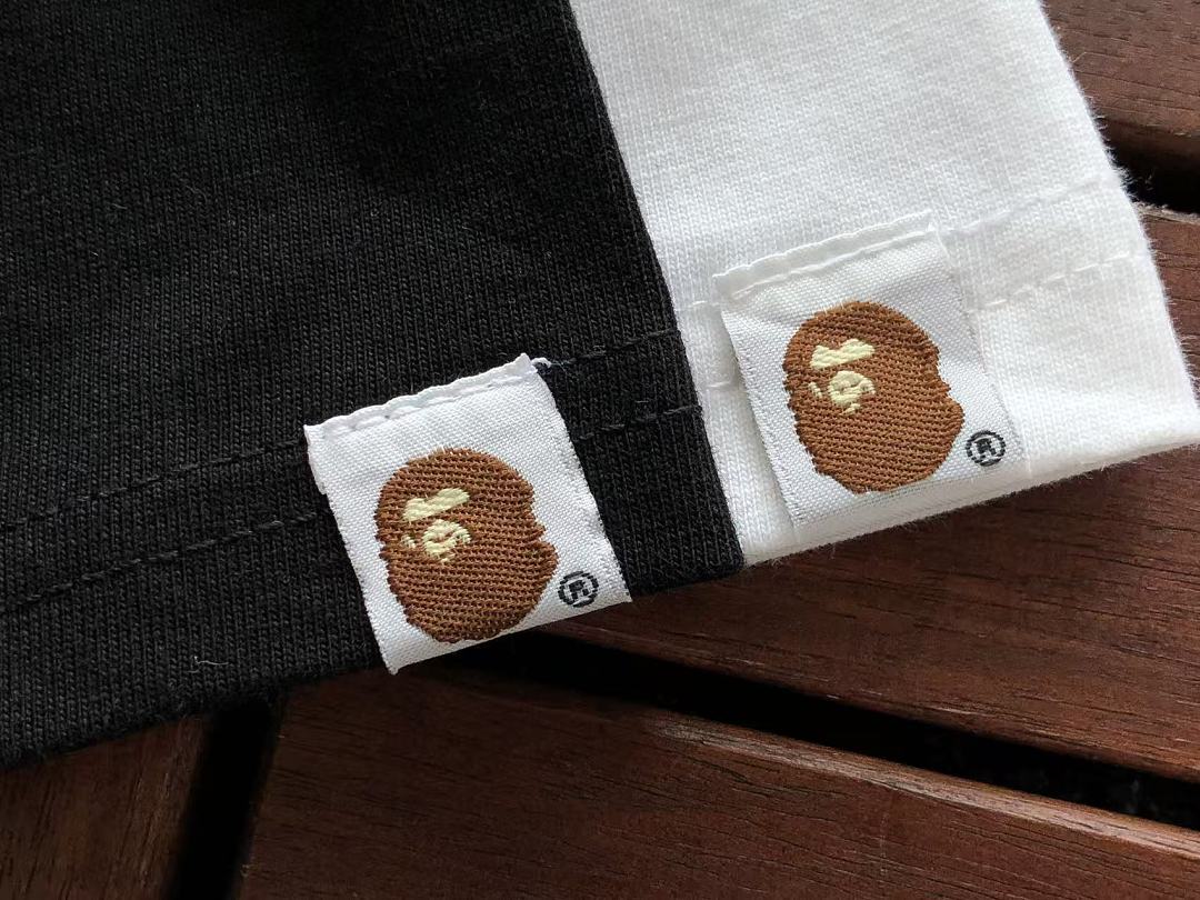 Other ~75 BAPE & CH🔥OM🔥 HE🔥RTS T-SHIRT 66071402 (Im 185CM 70KG Iwear Size M In The Photo) - Image 24