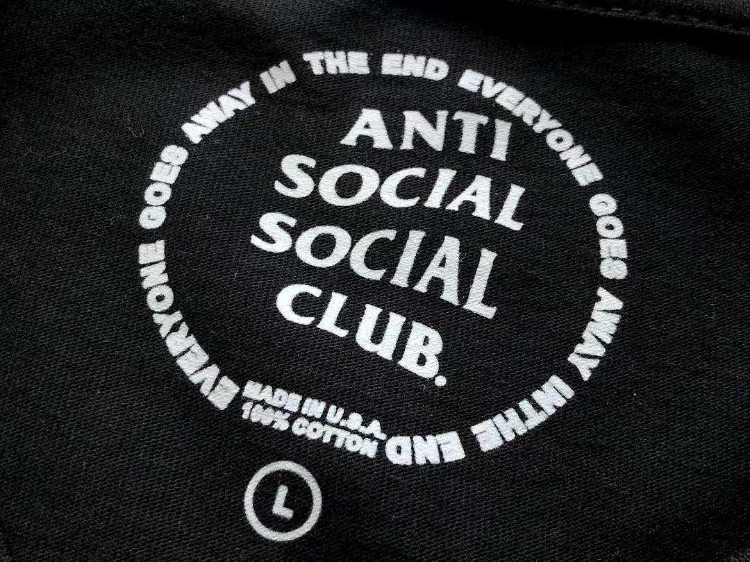 On Running ~85 ANTI SOCIAL CLUB T-SHIRT 11100805 (Im 180CM 68KG Iwear Size L In The Photo) - Image 24