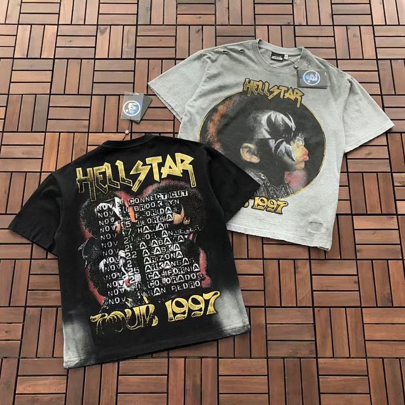 ~95 HELLSTAR T-SHIRT 77031713 (Im 185CM 80KG Iwear Size M In The Photo), photo 1