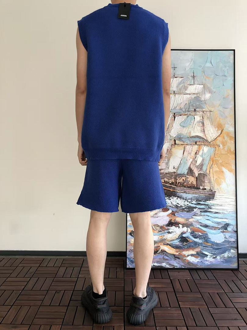 AMIRI ~185 AMIRI VEST SHORTS SWEATER 33121732 (Im 180CM 68KG Iwear Size XL In The Photo) - Image 5