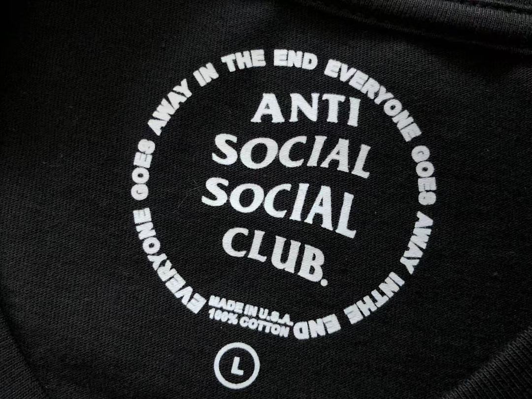 On Running ~85 ANTI SOCIAL CLUB T-SHIRT 11100810 (Im 180CM 68KG Iwear Size L In The Photo) - Image 18
