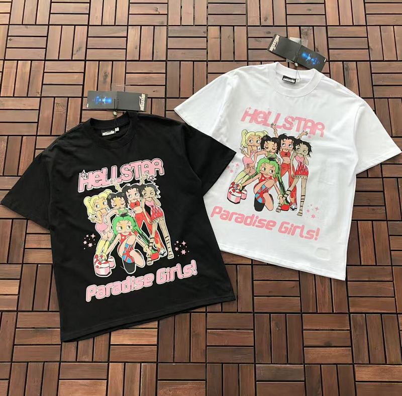 ~95 HELLSTAR T-SHIRT 55012924 (Im 185CM 80KG Iwear Size S In The Photo), photo 1