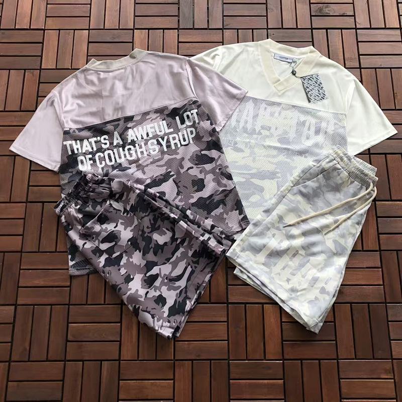 TOP ~115 PANTS~ 109 TRAPSTAR T-SHIRT SHORTS 11092819 (Im 180CM 68KG Iwear Size S In The Photo), photo 1