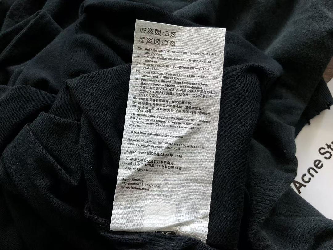 Other ~95 ACNE STUDIOS T-SHIRT 77011296 (Im 185CM 70KG Iwear Size XS In The Photo) - Image 24