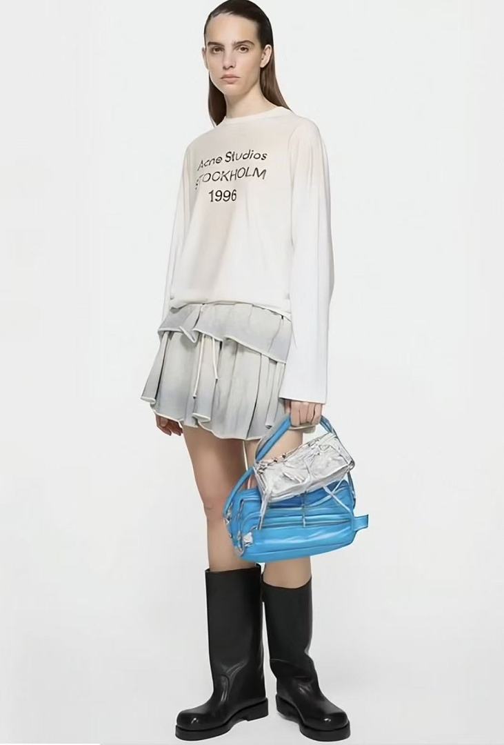 Other ~89 ACNE STUDIOS LONG-SLEEVE 77041641 (Im 185CM 70KG Iwear Size M In The Photo) - Image 4