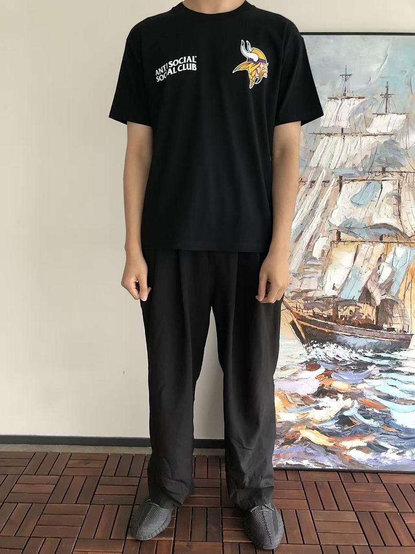 On Running ~85 ANTI SOCIAL CLUB T-SHIRT 55041399 (Im 185CM 70KG Iwear Size M In The Photo) - Image 3
