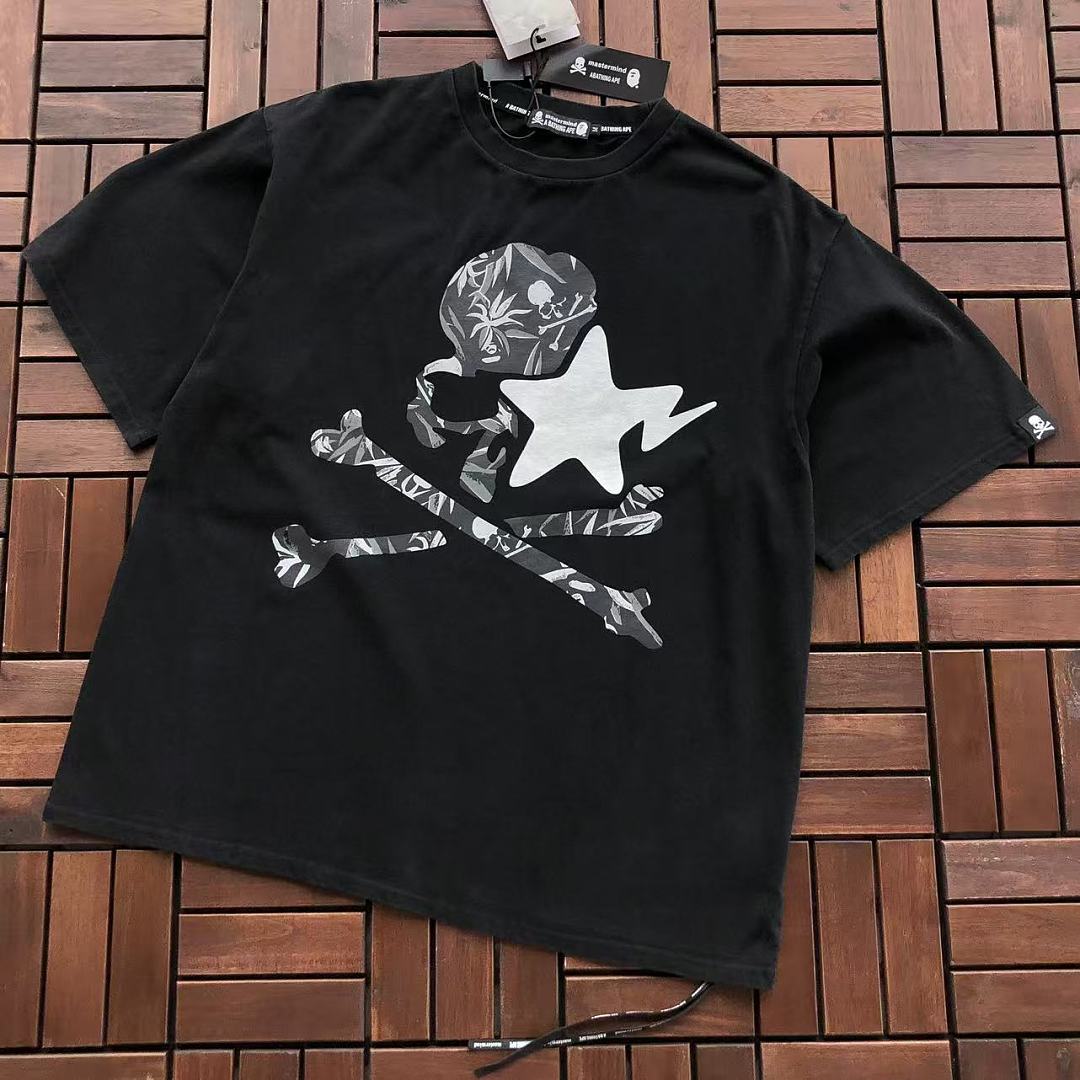 Bape ~99 MASTERMIND & BAPE T-SHIRT 77050649 (Im 185CM 80KG Iwear Size M In The Photo), photo 1