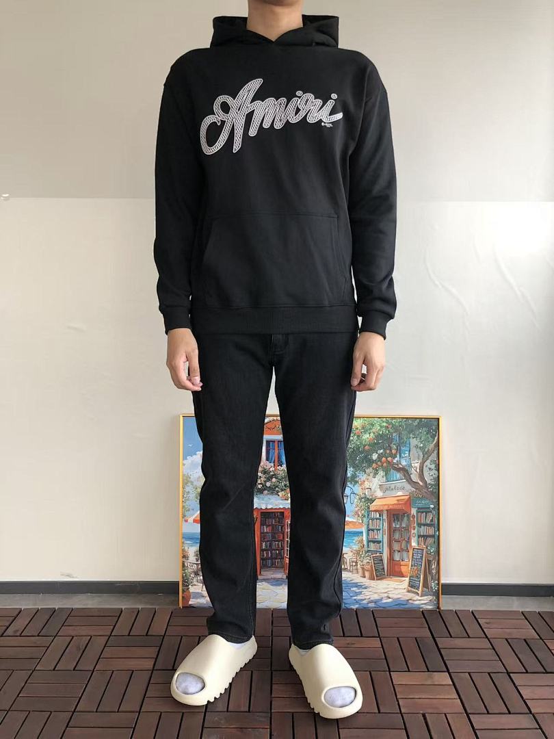 AMIRI ~135 AMIRI HOODIE 33111706 (Im 185CM 80KG Iwear Size M In The Photo) - Image 3