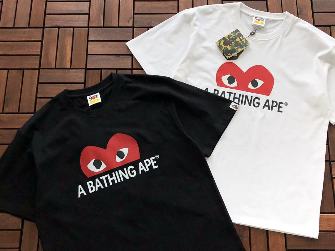 Other ~89 BAPE & CDG T-SHIRT 11112822 (Im 176CM 58KG Iwear Size M In The Photo) - Image 6