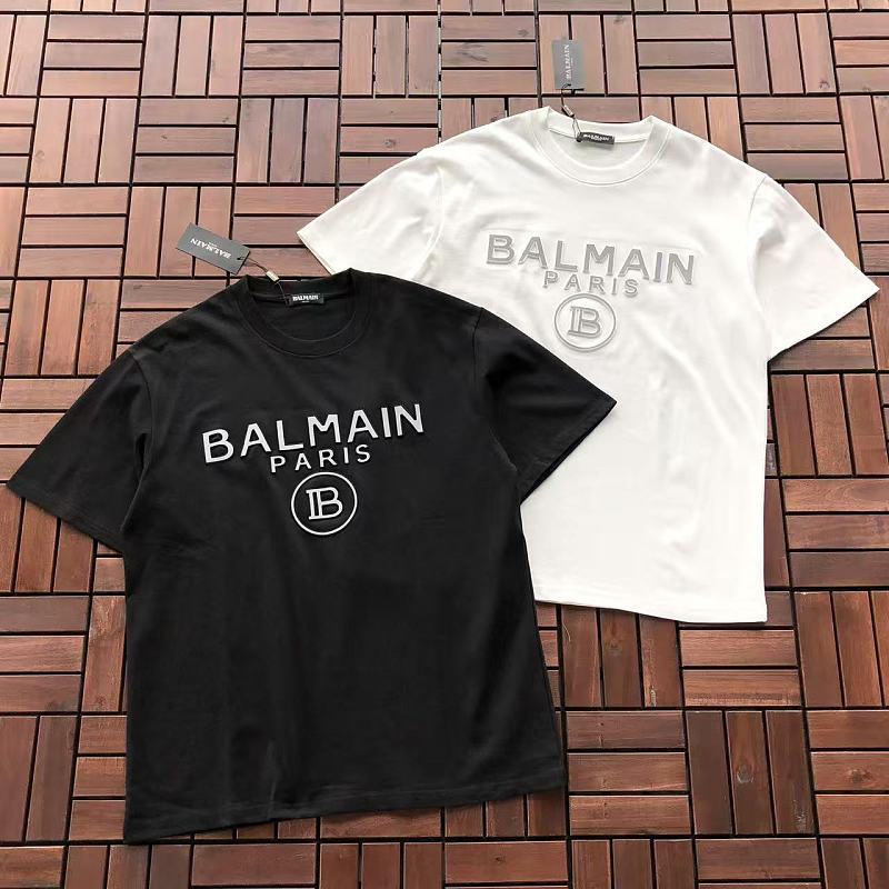~99 BALMAIN T-SHIRT 77050815 (Im 185CM 80KG Iwear Size M In The Photo), photo 1