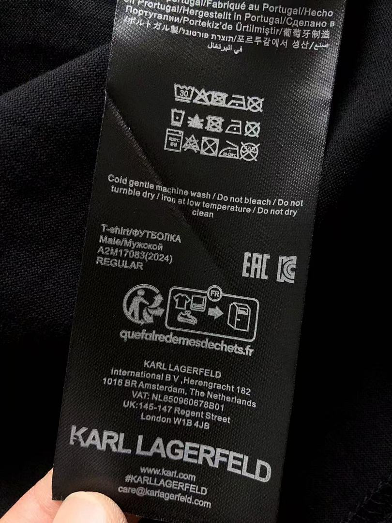 Other ~135 KARL LAGERFELD T-SHIRT 55040622 (Im 185CM 80KG Iwear Size M In The Photo) - Image 24