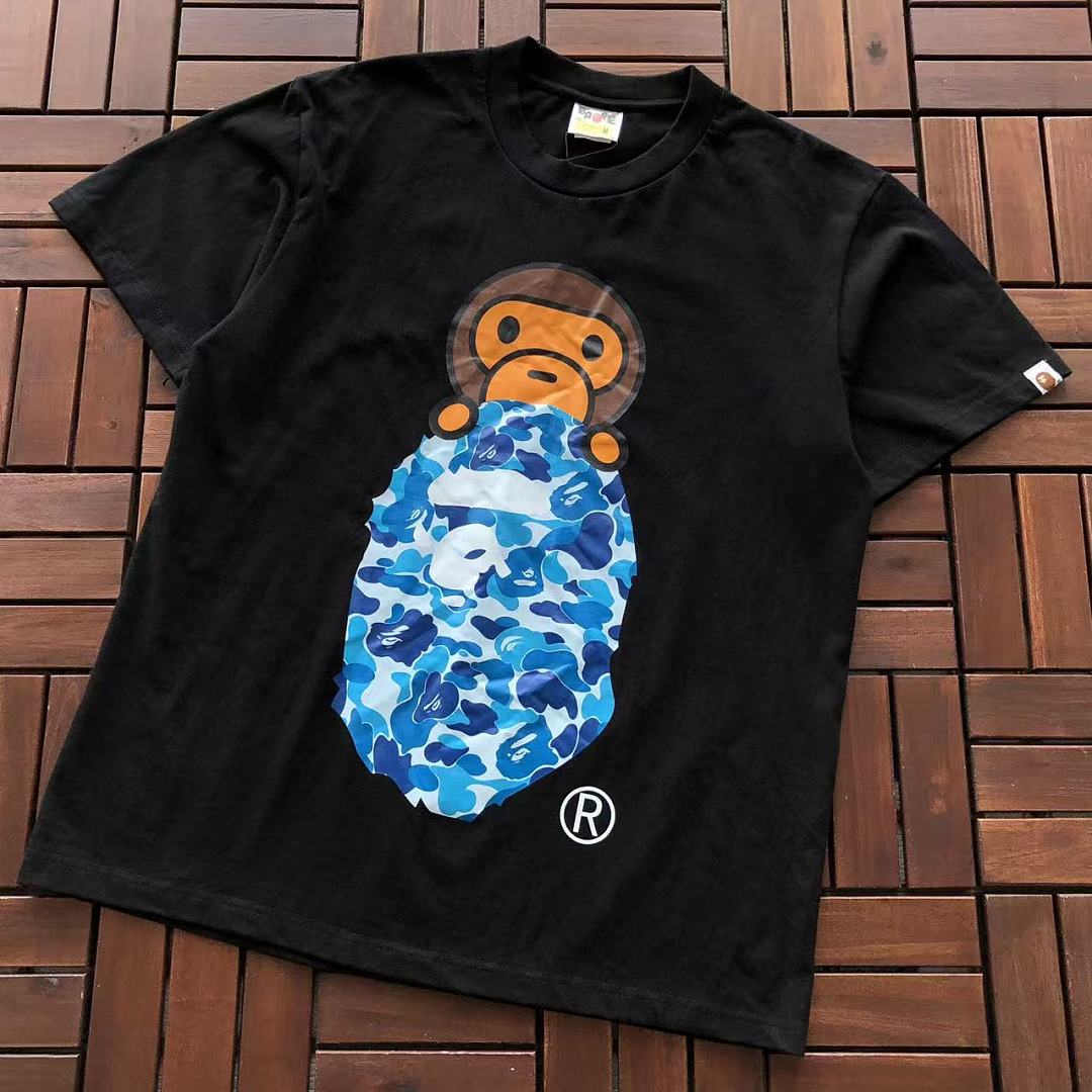 Bape ~75 BAPE T-SHIRT 66072206 (Im 185CM 70KG Iwear Size M In The Photo), photo 1