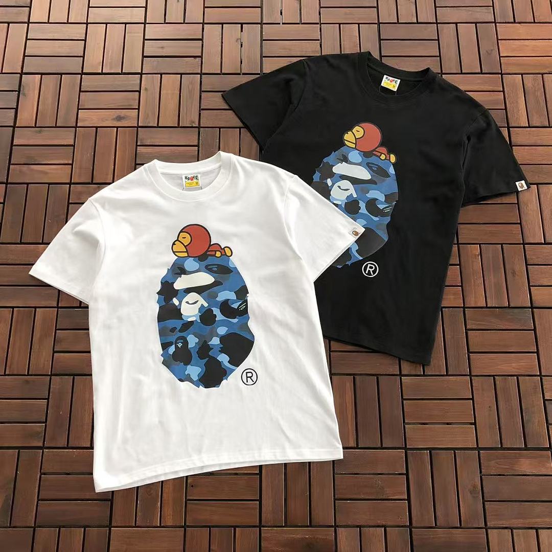 Bape ~79 BAPE T-SHIRT 77071505 (Im 180CM 68KG Iwear Size M In The Photo), photo 1