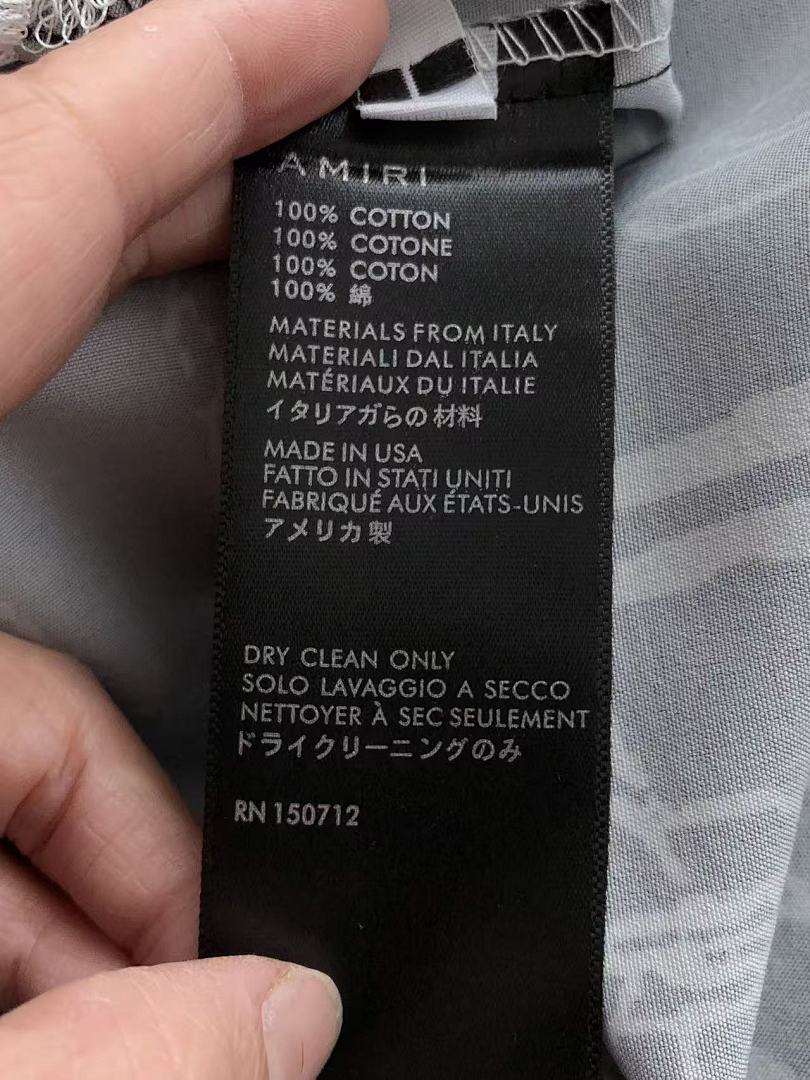 AMIRI ~85 AMIRI T-SHIRT SHIRT 77032617 (Im 176CM 58KG Iwear Size L In The Photo) - Image 20
