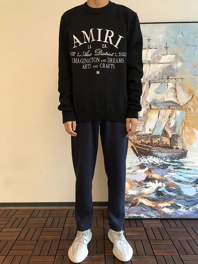 AMIRI ~139 AMIRI SWEATER 77010914 (Im 176CM 58KG Iwear Size M In The Photo) - Image 3