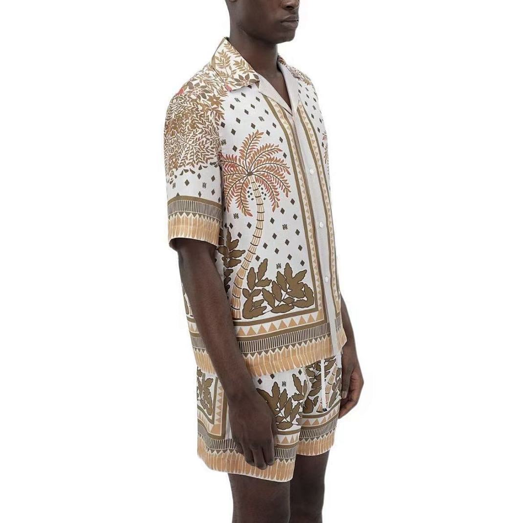 AMIRI TOP~ 89 PANTS~ 85 AMIRI T-SHIRT SHIRT SHORTS 77032910 (Im 176CM 58KG Iwear Size L In The Photo) - Image 5