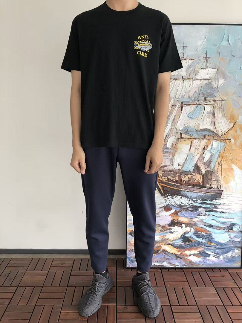 On Running ~ 85 ANTI SOCIAL CLUB T-SHIRT 55041203 (Im 185CM 70KG Iwear Size M In The Photo) - Image 4