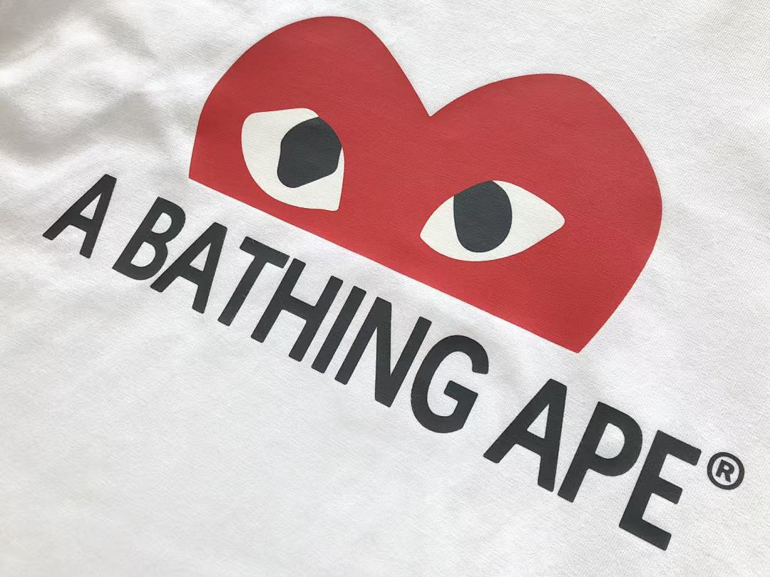Other ~89 BAPE & CDG T-SHIRT 11112822 (Im 176CM 58KG Iwear Size M In The Photo) - Image 11