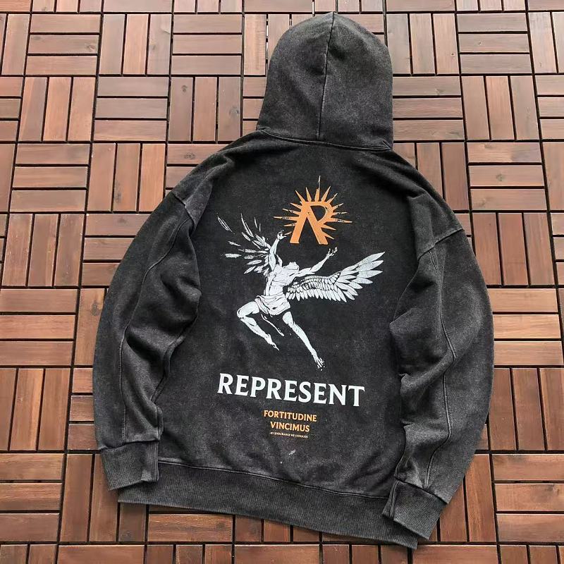 ~135 Represent HOODIE 66081608 (Im 185CM 80KG Iwear Size M In The Photo), photo 1