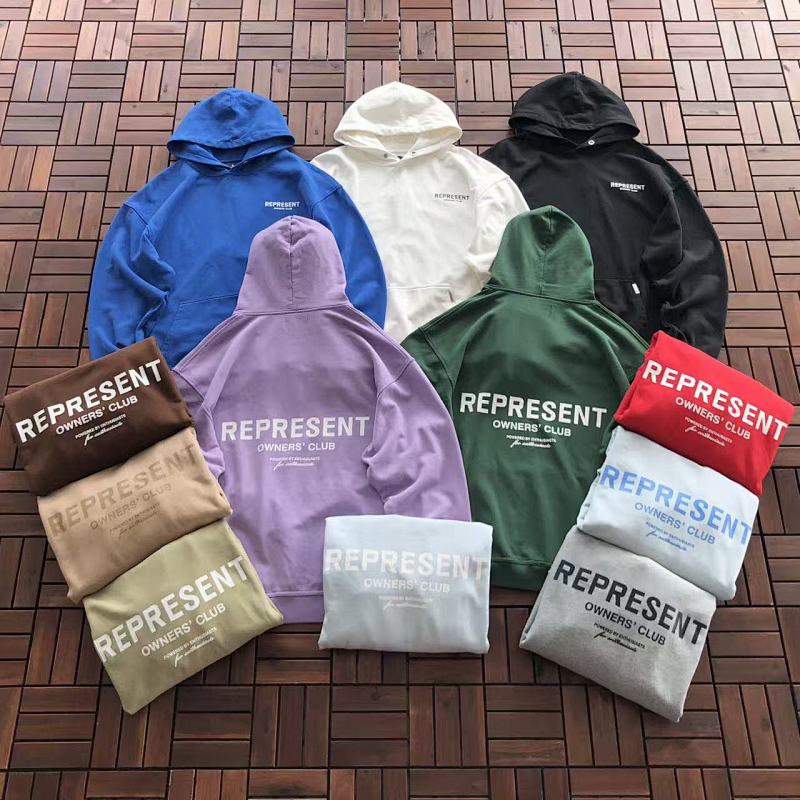 ~129 Represent HOODIE 33120103 (Im 176CM 58KG Iwear Size M In The Photo), photo 1