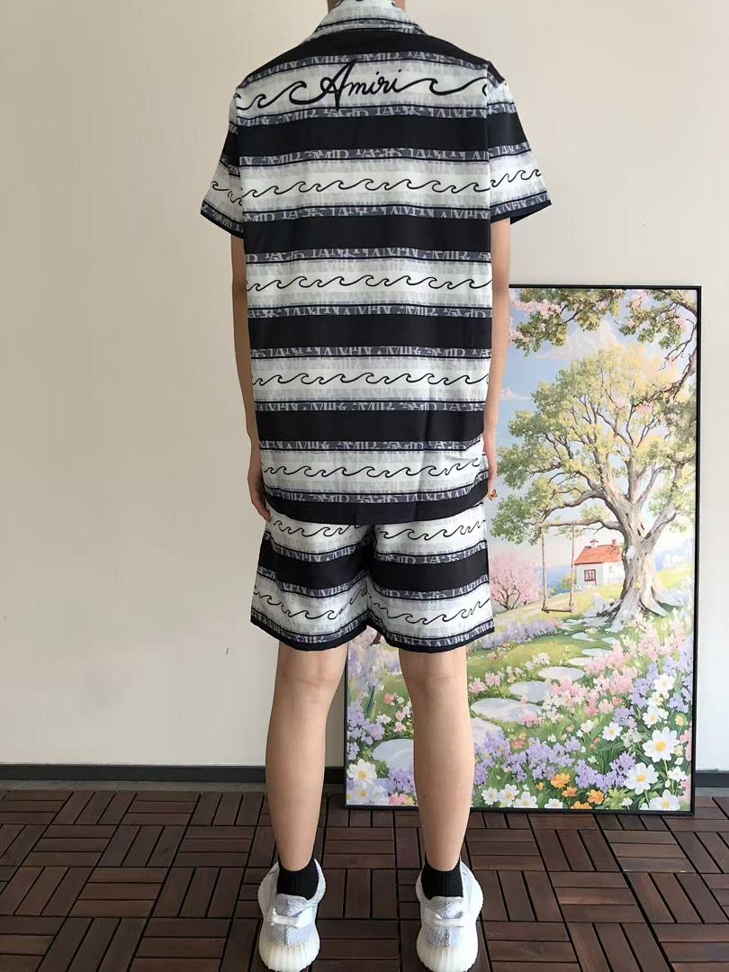 AMIRI TOP ~85 PANTS~79 AMIRI T-SHIRT SHIRT SHORTS 77012852 (Im 176CM 58KG Iwear Size L In The Photo) - Image 9