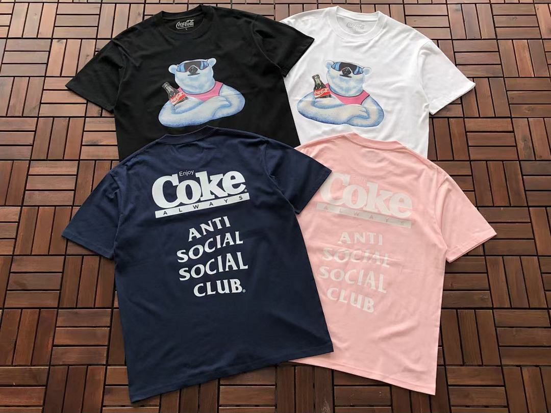On Running ~ 85 ANTI SOCIAL CLUB & COCACOLA T-SHIRT 55041202 (Im 185CM 70KG Iwear Size L In The Photo) - Image 6