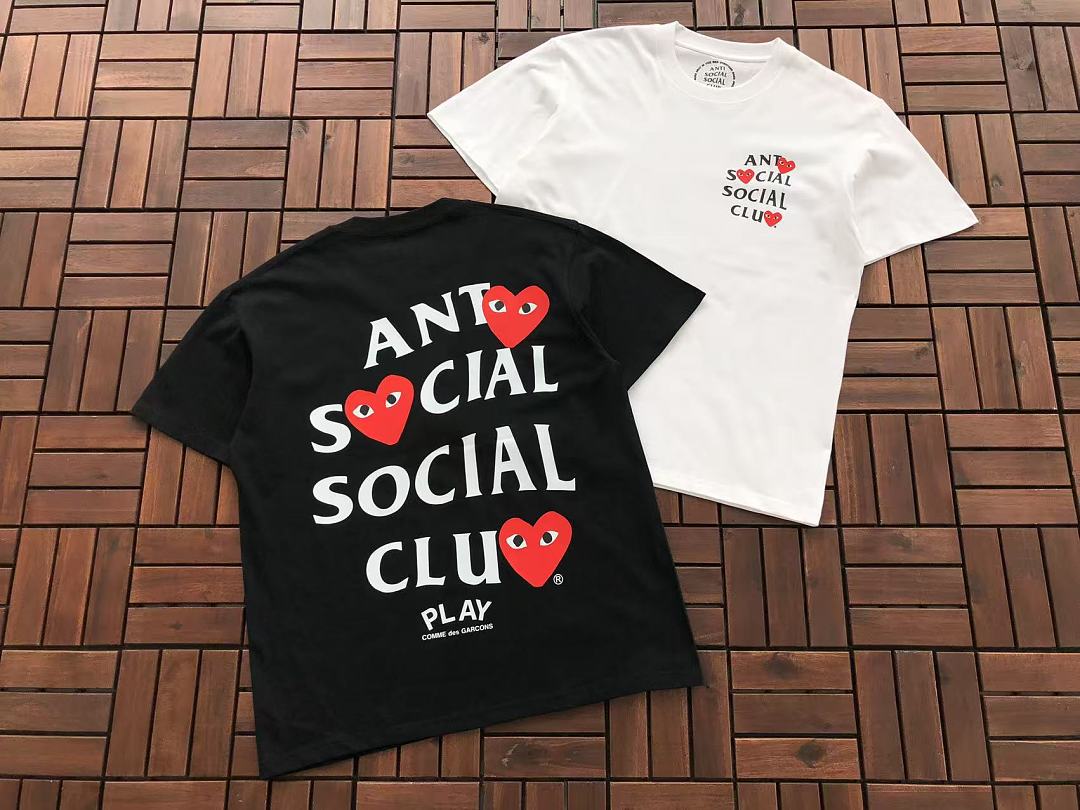 On Running ~85 ANTI SOCIAL CLUB & CDG T-SHIRT 55041572 (Im 185CM 70KG Iwear Size M In The Photo) - Image 5