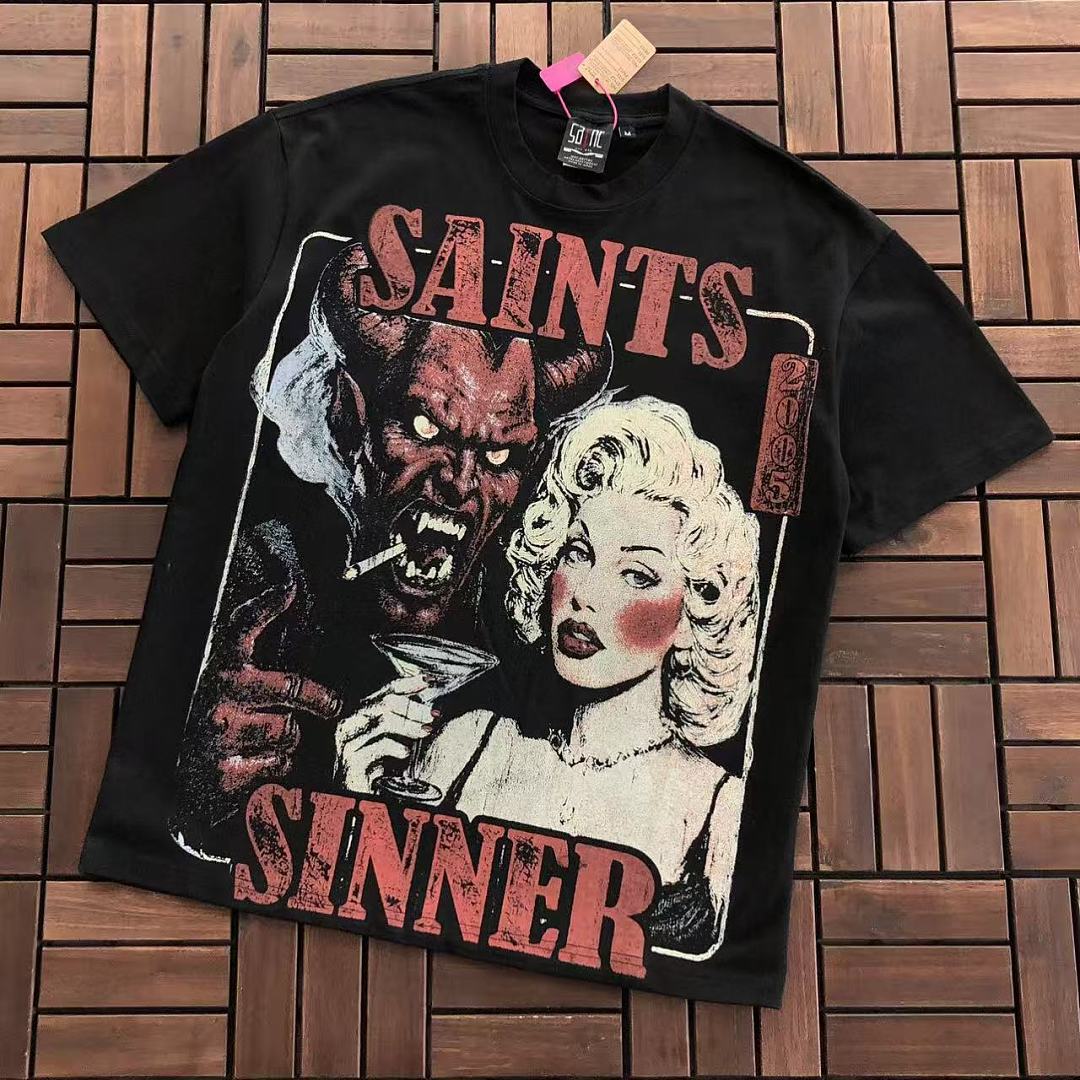Chanel Chanel ~85 SAINT MICHAEL T-SHIRT 77061231 (Im 185CM 80KG Iwear Size M In The Photo), photo 1