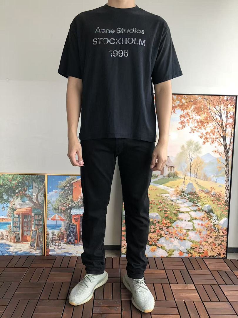 Other ~95 ACNE STUDIOS T-SHIRT 77012377 (Im 185CM 80KG Iwear Size S In The Photo) - Image 13
